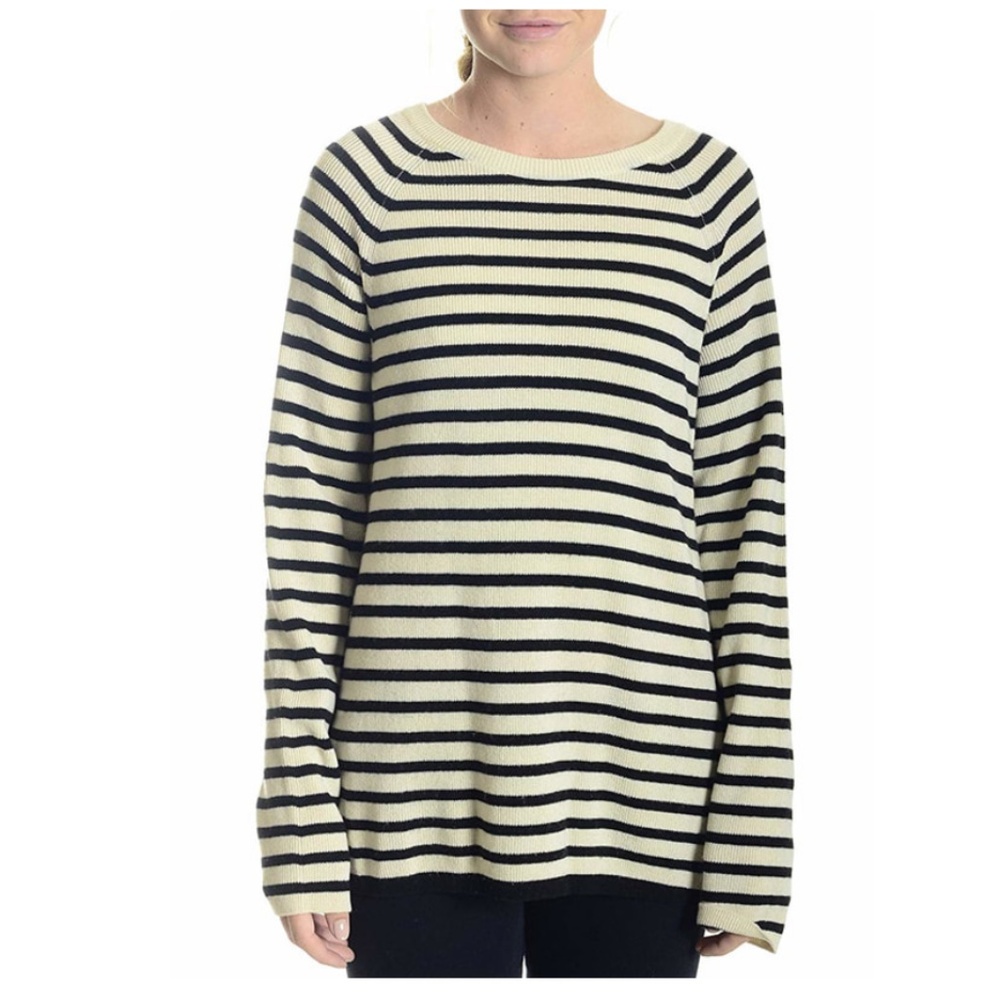 Equipment Femme Striped Long Sleeve Sweater XS